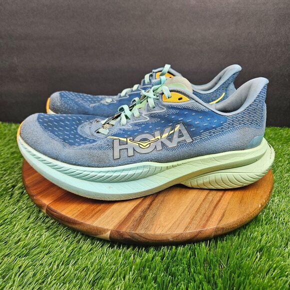 Hoka One One Mach 6 Shoes Mens Size 9.5 D Blue Athletic Running Walking Sneakers main image 5
